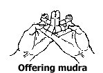 Offering mudra (drawing)