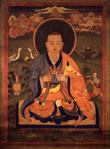 Rahula in a Tibetan thangka